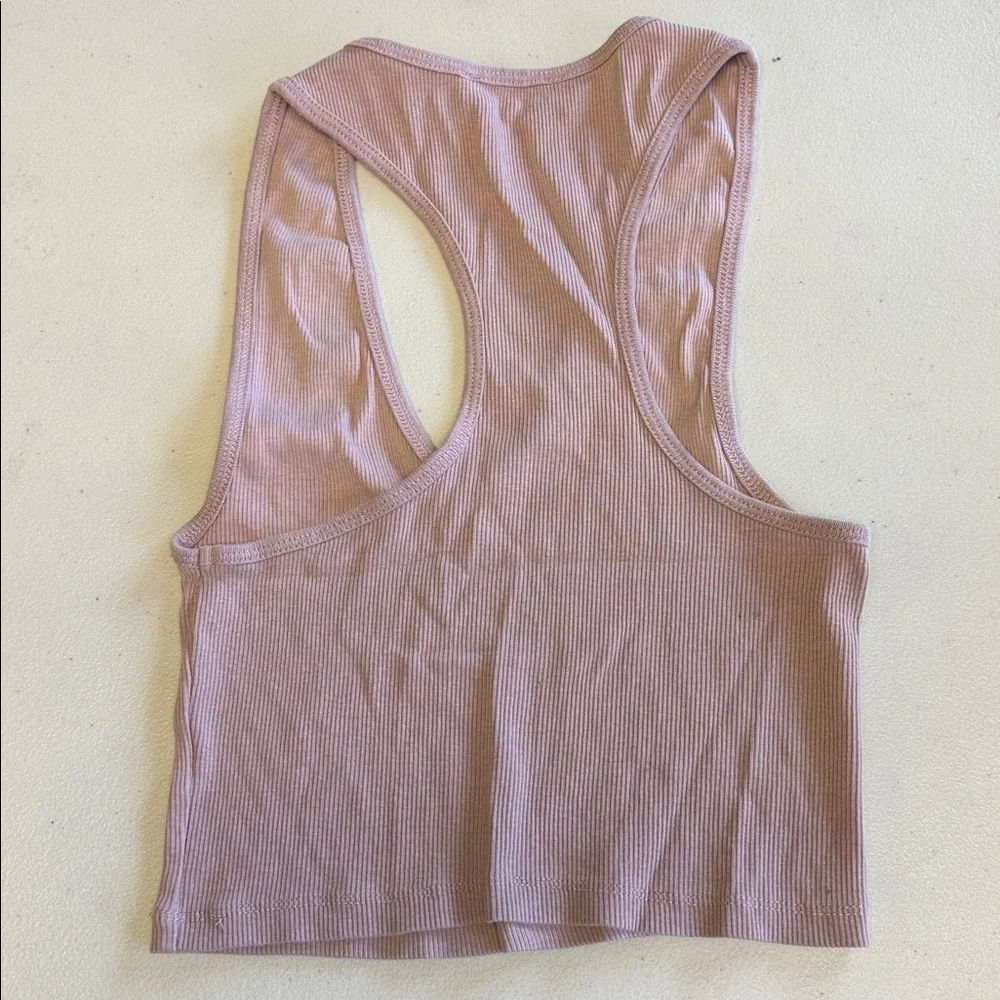 Zara Cropped Razor Back Tank - Picture 3 of 3